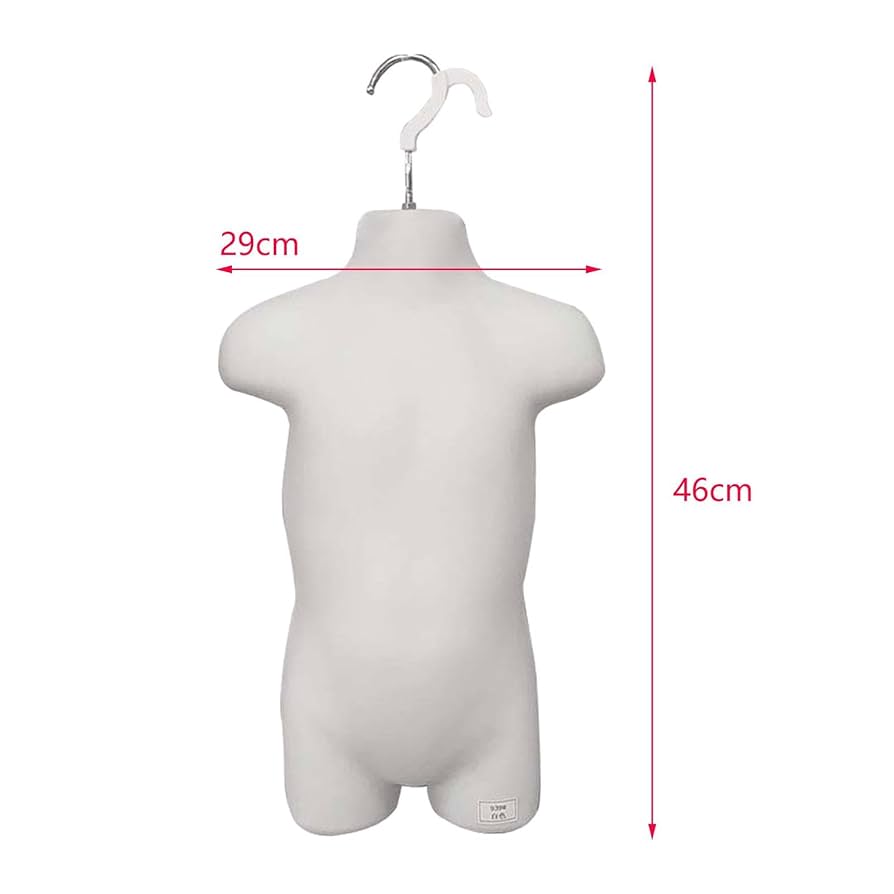 キッズ　トルソー トルソー 子供 キッズ 140cm マネキン ボディ 樹脂製 ホワイト